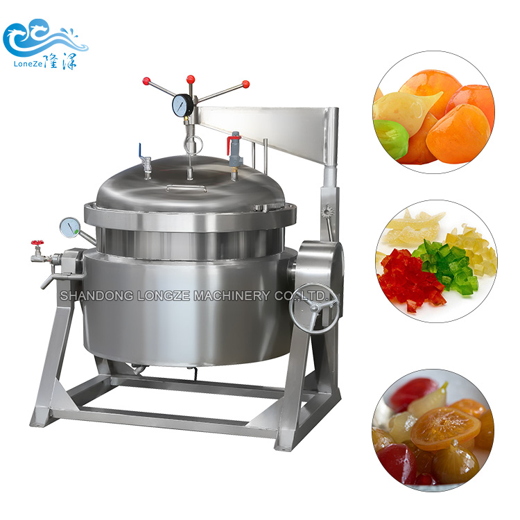 sugar infiltration beans vacuum pot,vacuum cooking machine